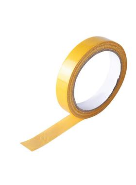 黄色高粘度纳米无痕固定双面地毯胶透明布基双面胶带 网格 双面胶