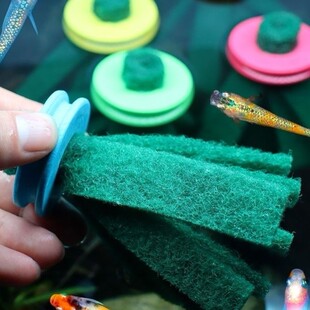 观背青鳉鱼卵收集器天使之翼专用纯手工鱼缸孵化小鱼卵神器不含砂