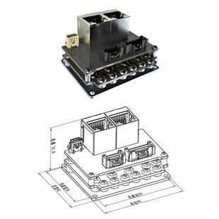 100W 24V 绝对值直流伺服电机套装 1KW 40° 48V ethercat总线低温