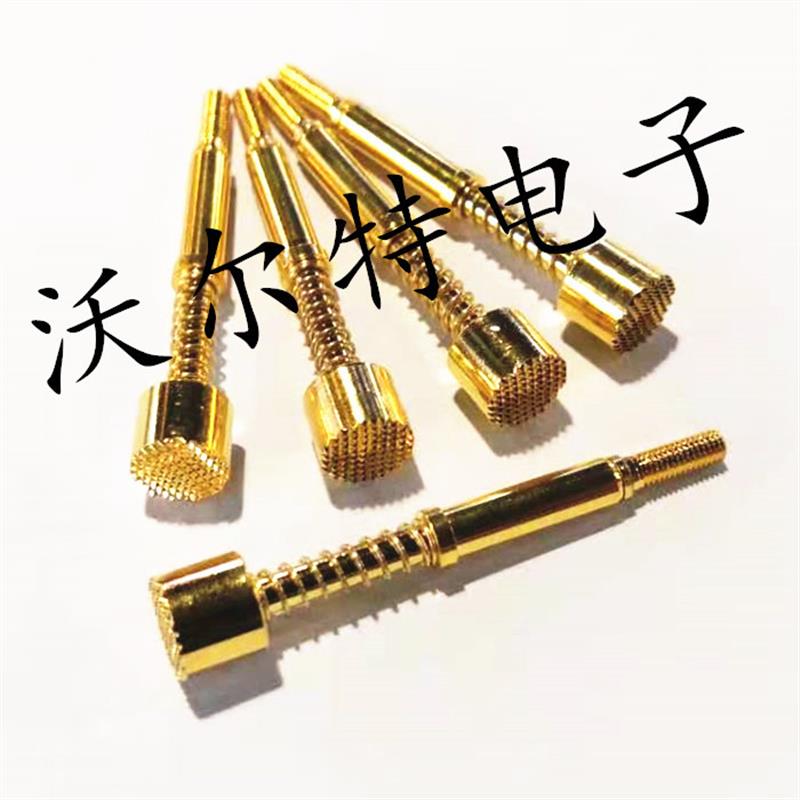 探针420X4880H8.0mm梅花头16A大电流测试针HRS420 M3螺纹电流探针