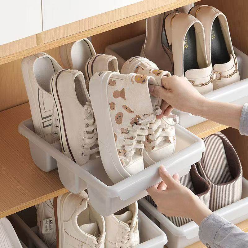 阳台省空间收纳架鞋盒鞋架神器整理架鞋托网红鞋柜鞋子宿舍家用,收纳整理,鞋子收纳架,淘宝优惠券,粉丝福利购,淘宝优惠卷