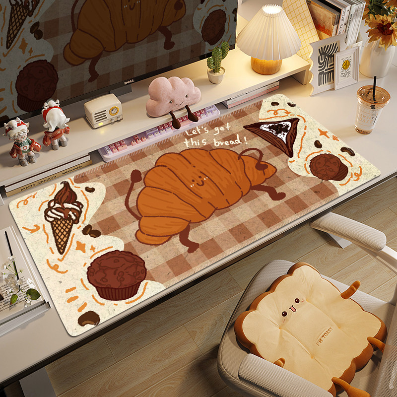 原创可爱甜品鼠标垫超大号