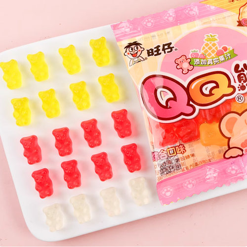 旺旺旺仔QQ糖熊糖零食小吃