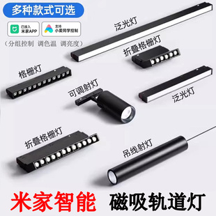 已接入米家app蓝牙智能通用款 48V泛光灯格栅灯射灯 磁吸轨道灯20款