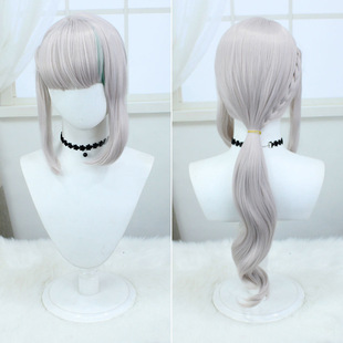 新款原 枫丹神林尼琳妮特 cos 万用假发仿真头发丝挑染色厂家批发