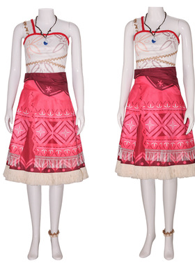 海洋奇缘2cosplay服饰莫阿娜Moana毛伊莫亚娜电影角色服饰现货