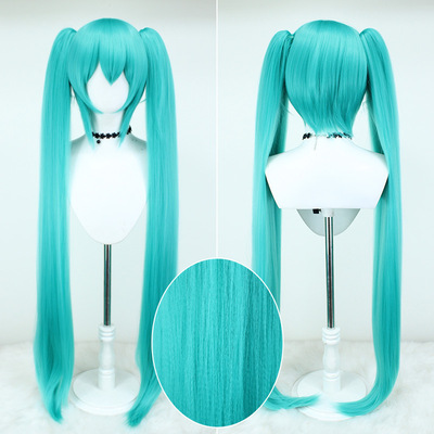 新款初音cos假发万用虎口夹115CM