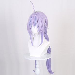 崩坏 星穹铁道 白露 cos 假发 特调紫色渐变双马尾麻花辫