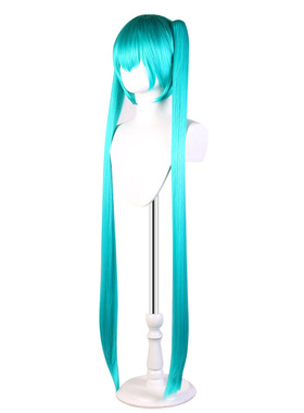 cosplay假发水蓝色初音MIKU初音未来动漫cos假 发现货批发