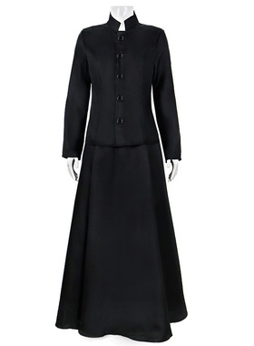 阴间大法师Lydia Cosplay万圣节女式黑色连衣裙甲壳虫汁舞台表演