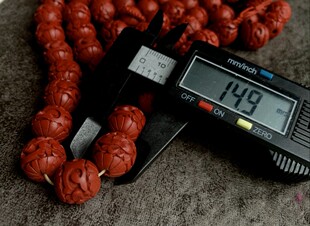 创汇时期木胎大漆雕漆精工勾花散珠大漆雕漆勾花花卉图案珠子