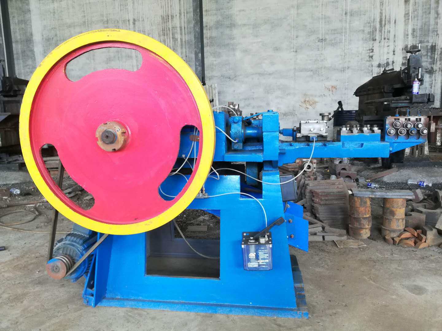 高速全自动制钉机厂家供应中 铁钉钢钉生产线配套设备 质量保证