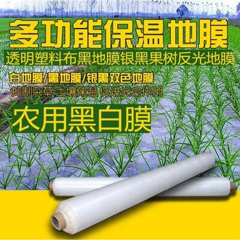 塑料布遮b盖黑膜果园银色溥膜地莫农用棚膜地膜保护膜薄膜大棚