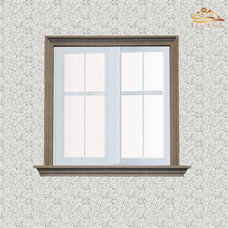 欧式窗框线grc外窗边线造型窗套eps泡沫线条别墅窗户装饰窗户包边