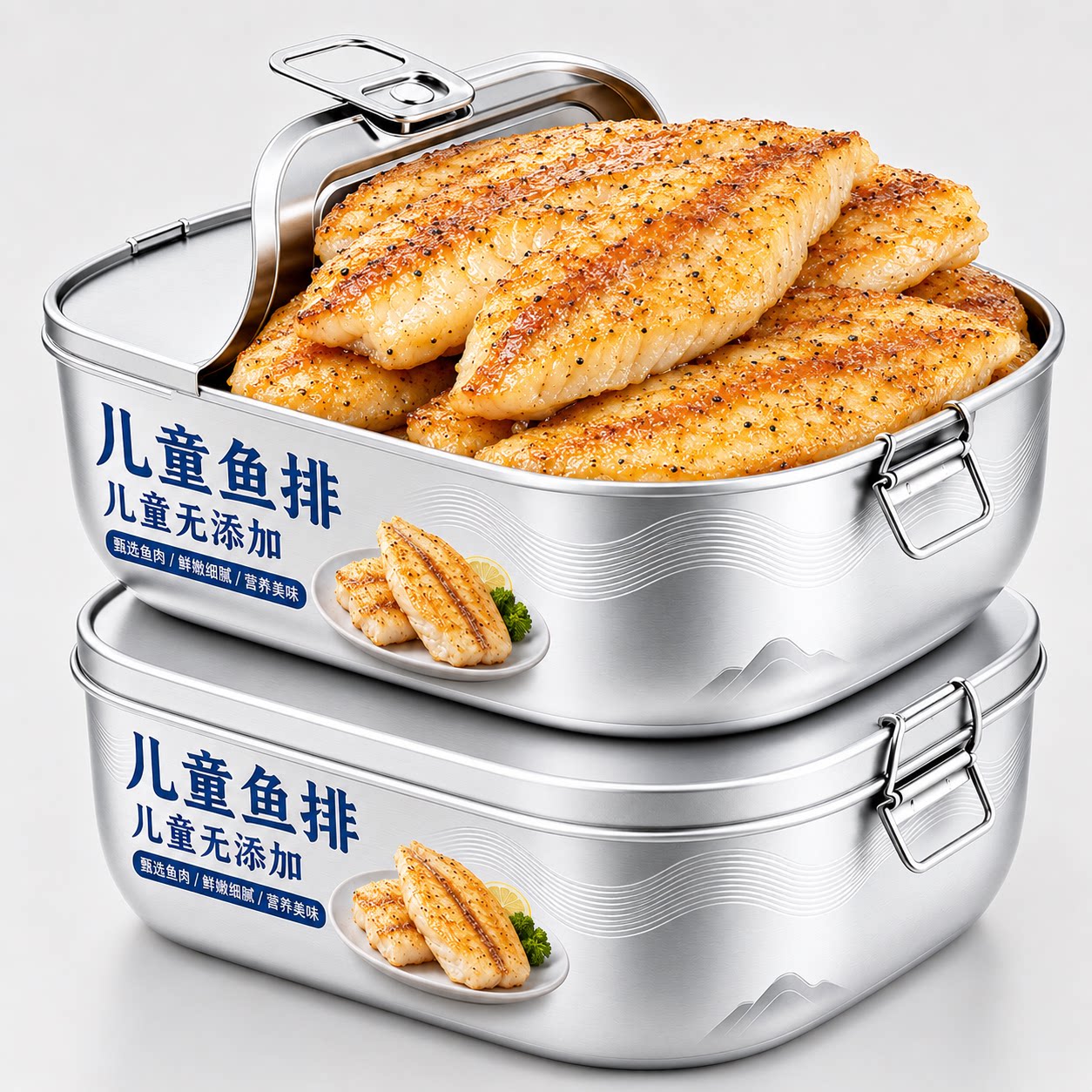 有机鱼排儿童无添加无刺早餐鲷鱼官方旗舰店罗非鱼排鳕低脂半成品图片