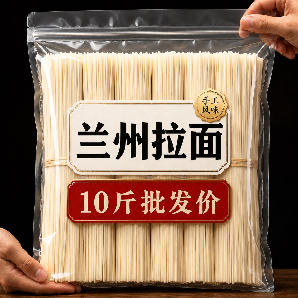 老字号！正宗兰州拉面官方旗舰店方便速食早餐牛肉面手工挂面条