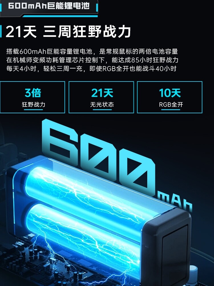MECHANIC L8AIR|MAX* 3모드 무선 BLUETOOTH 스타 플래시 슈퍼 연결 마우스 듀얼 모드 3395 충전식 마우스