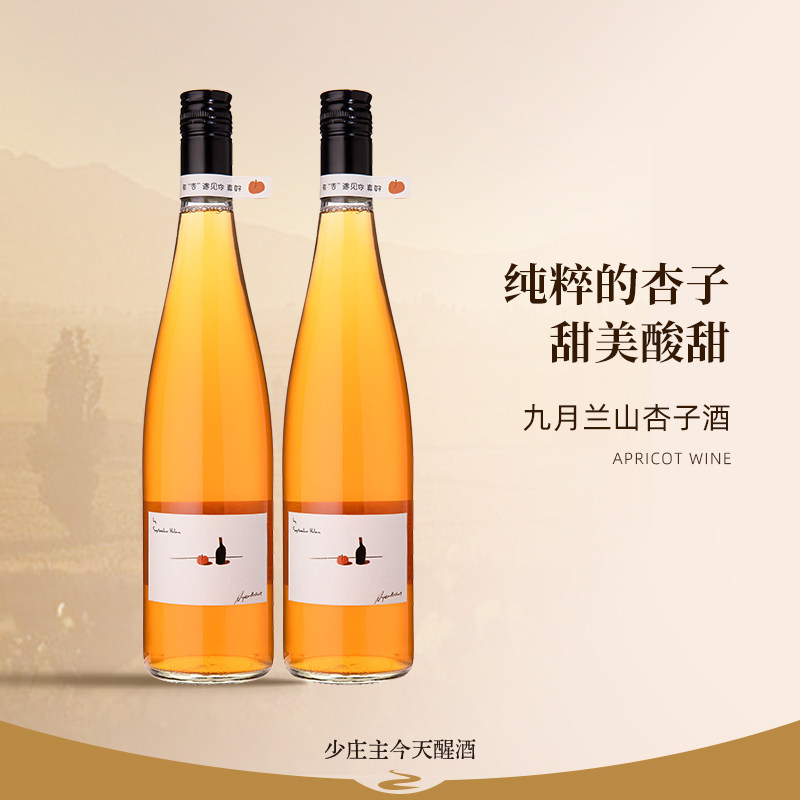 【新年份上线】九月兰山杏子酒 低醇自然发酵微醺低度女士果酒,酒类,干白静态葡萄酒,淘宝优惠券,粉丝福利购,淘宝优惠卷