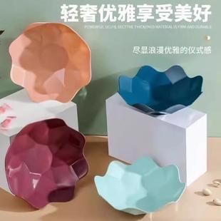 水果家用客茶几办室糖果零食瓜子坚果盘厅干果盘 多公功能盘欧式