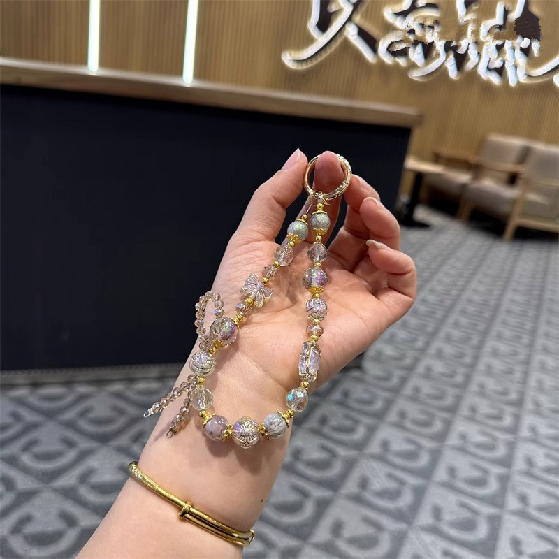 彩钻纱毛球高级感ins复古香槟色