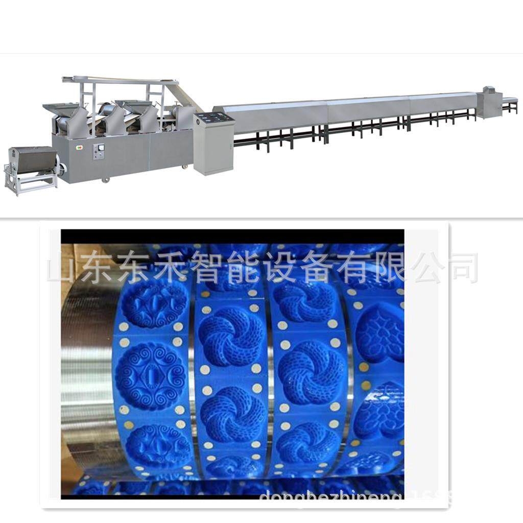 全自动能巧克力夹心饼干生产机器生产线巧克力饼干成型机