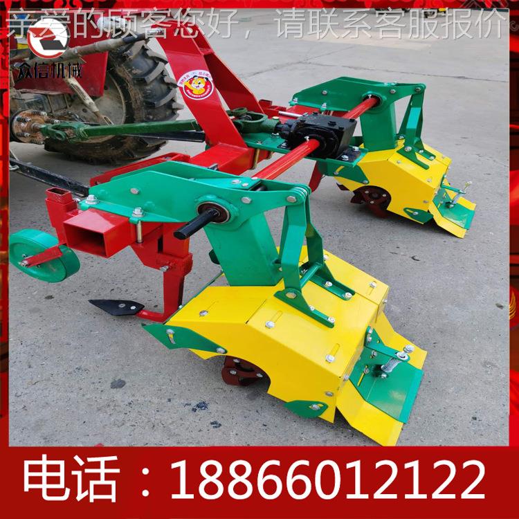 机可调节薄膜旋耕除草机 拖草拉带旋耕LQF灭茬机 农田的中耕除灭
