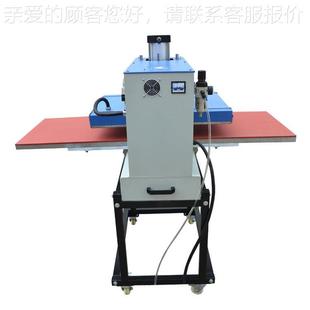 压烫机40 polo衫 双工位服e装 60CM下滑气平烫画动机 烫 板印GS QD1