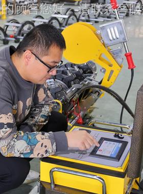 WP315Q全自动熔热对焊对机四环熔机PE管塑焊WP315Q机接机 W热ELPI