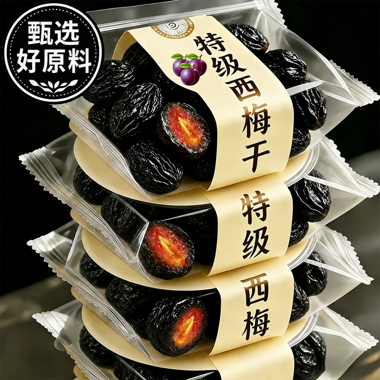 新疆西梅干无糖精无添加官方旗舰店正品孕妇润肠脂排便肥果干零食