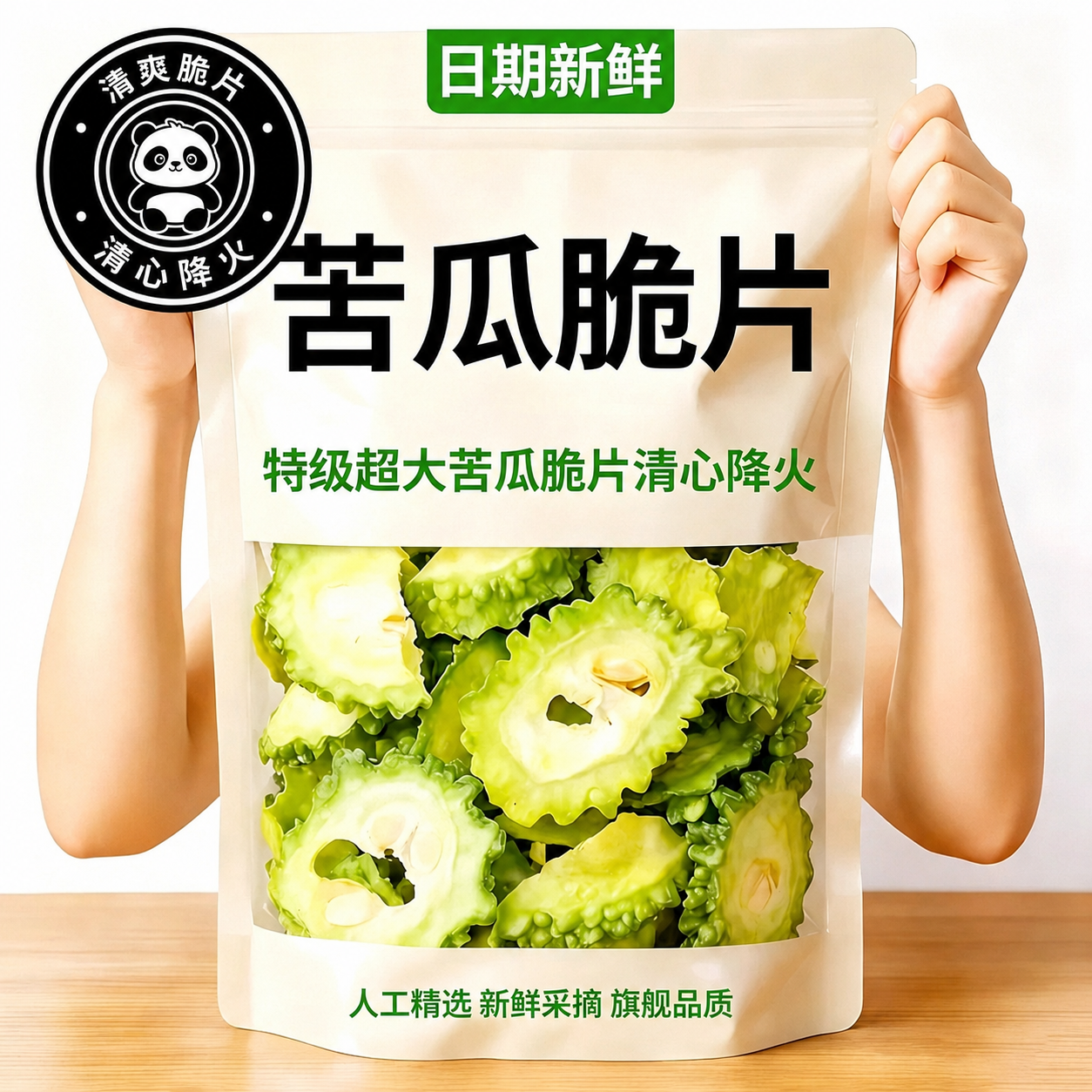 苦瓜脆片即食无糖无添加