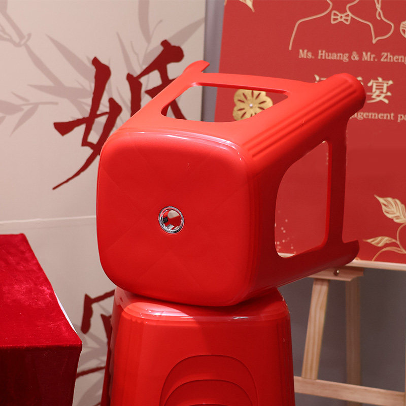 新款红色凳子家用塑料加厚大人可叠放结婚酒席新居高级感餐桌椅子,住宅家具,其它凳子,淘宝优惠券,粉丝福利购,淘宝优惠卷