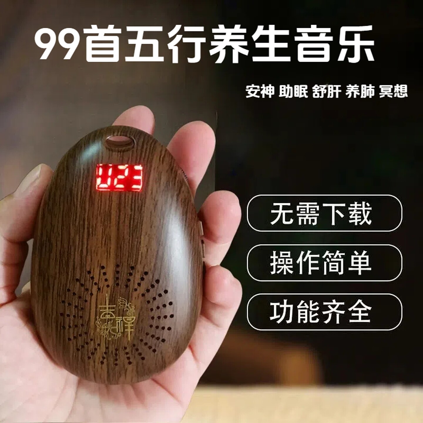 五行养生纯音乐插卡循环播放器