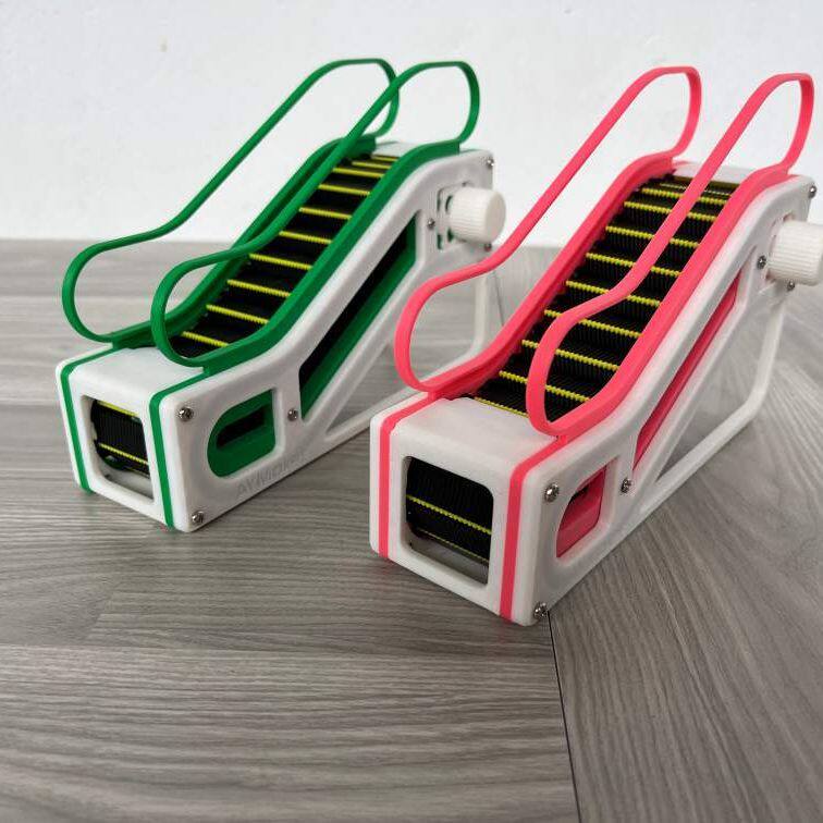 3D打印自动扶梯模型DIY电梯玩具