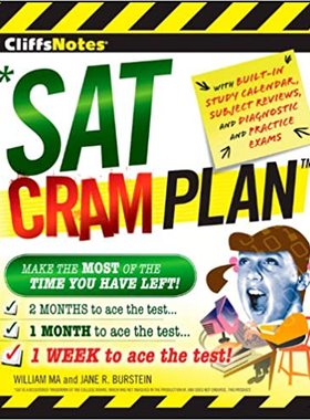 现货 英文原版 CliffsNotes SAT Cram Plan 9780470470589