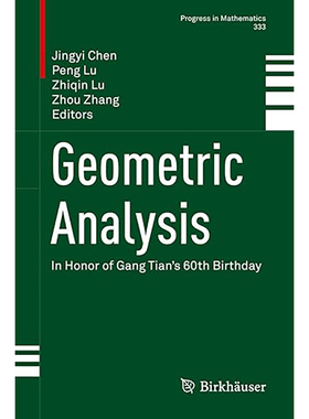 现货 几何分析：纪念田刚六十华诞 Geometric Analysis:In Honor of Gang Tian's 60th Birthday 9783030349523