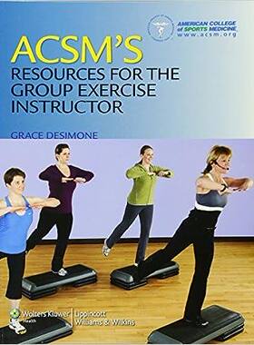 现货 英文原版 Acsm为团体操教练提供的资源Acsm's Resources for the Group Exercise Instructor 9781608311965