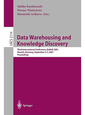 现货 英文原版 Data Warehousing and Knowledge Discovery:Third International Conference, DaWaK 20 9783540425533