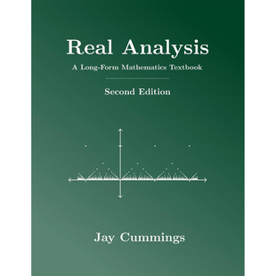 现货 英文原版 实分析:长篇数学教材 Real Analysis: A Long-Form Mathematics Textbook 9781077254541