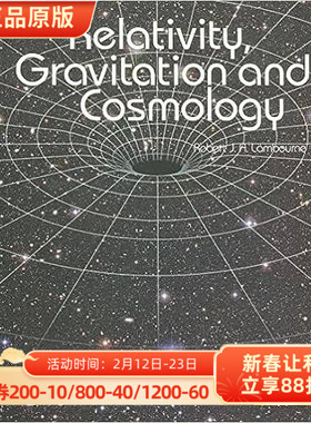 现货 英文原版 相对论、引力和宇宙学Relativity, Gravitation and Cosmology 9780521131384