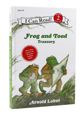 现货 I Can Read Frog and Toad Treasury 英文原版 青蛙与蟾蜍3个故事合集 英语儿童绘本 分级读物 Level 2 进口童书 硬封面