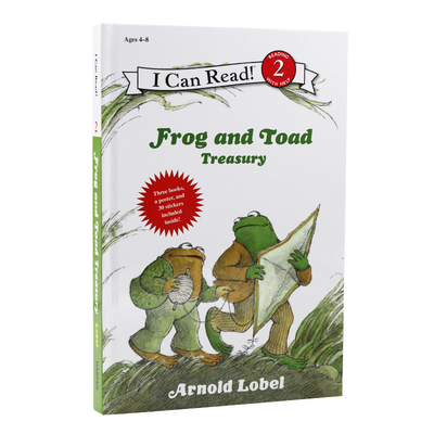 现货 I Can Read Frog and Toad Treasury 英文原版 青蛙与蟾蜍3个故事合集 英语儿童绘本 分级读物 Level 2 进口童书 硬封面