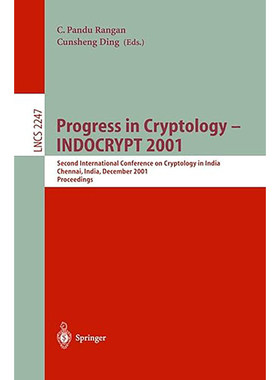 现货 Progress in Cryptology - Indocrypt 2001: Second International Conference on Cryp 9783540430100