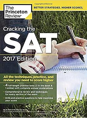 现货 英文原版 破解SAT考试4次模拟考试，2017年版：获得高分所需的所有技巧、练习和复习（大学考试准备）Cracki 9781101920473