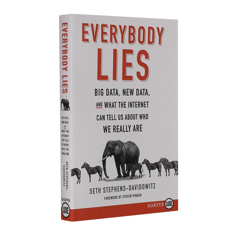 人人都在说谎 英文原版 Everybody Lies 赤裸裸的数据真相 Seth Stephens Davidowitz 赛思斯蒂芬斯达维多维茨 进口书 平装