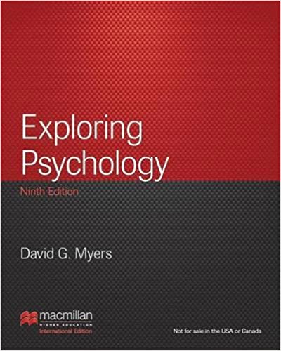 现货 英文原版 Exploring Psychology:9781464147050
