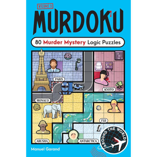 预订 英文原版 凶案数独123 Murdoku 80 Murder Mystery Logic Puzzles 进口正版 9781454968115