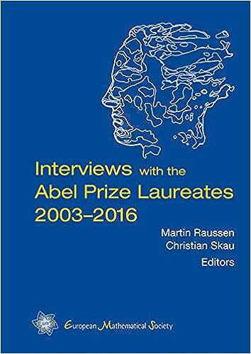 现货 英文原版 2003-2016 年阿贝尔奖得主访谈录Interviews With the Abel Prize Laureates 2003-2016 9783037191774