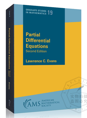 现货 英文原版 偏微分方程 平装 Partial Differential Equations (The Graduate Studies in Mathematics, 19) 9781470469429