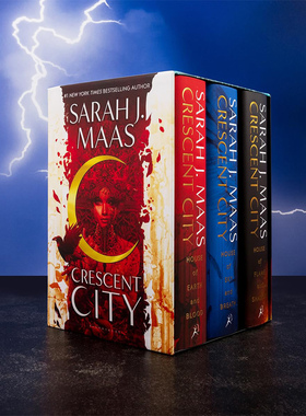 预订 英文原版 新月城3册精装盒装 人气畅销奇幻小说 Crescent City Hardcover Box Set  萨拉 J 马拉斯 9781526670922
