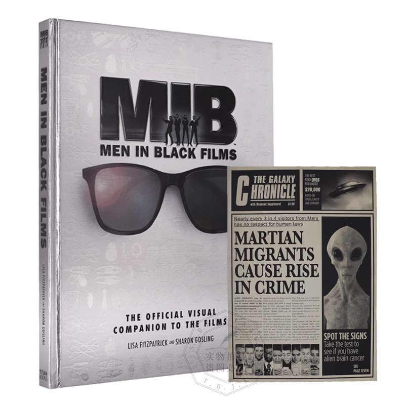 黑衣人系列 电影官方指南 艺术画册设定集 英文原版 Men In Black The Extraordinary Visual Companion 系列1-3和外传 精装大开本